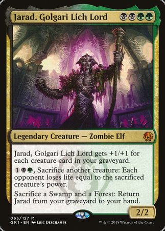 Jarad, Golgari Lich Lord [GRN Guild Kit] | Eastridge Sports Cards & Games