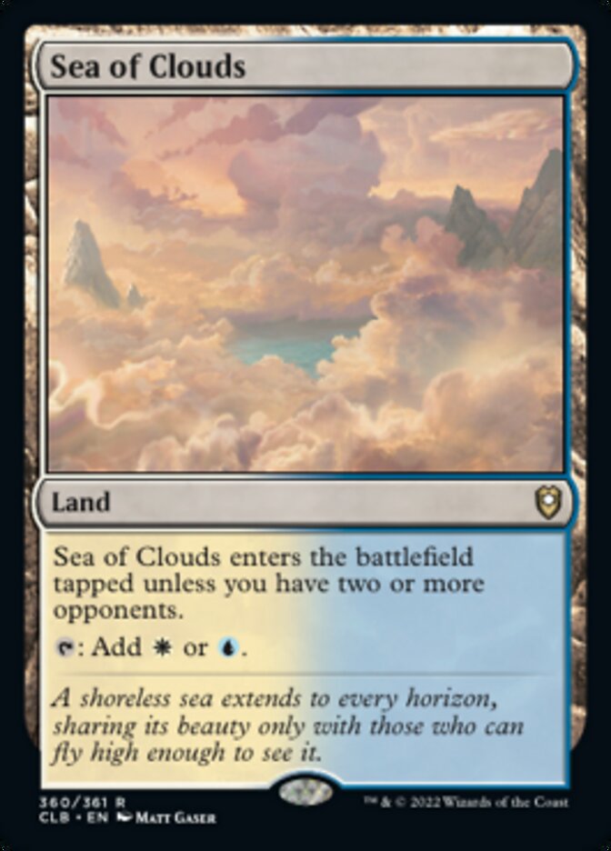 Sea of Clouds [Commander Legends: Battle for Baldur's Gate] | Eastridge Sports Cards & Games