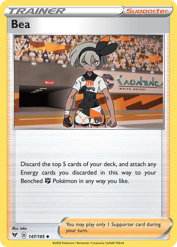 Bea (147/185) [Sword & Shield: Vivid Voltage] | Eastridge Sports Cards & Games