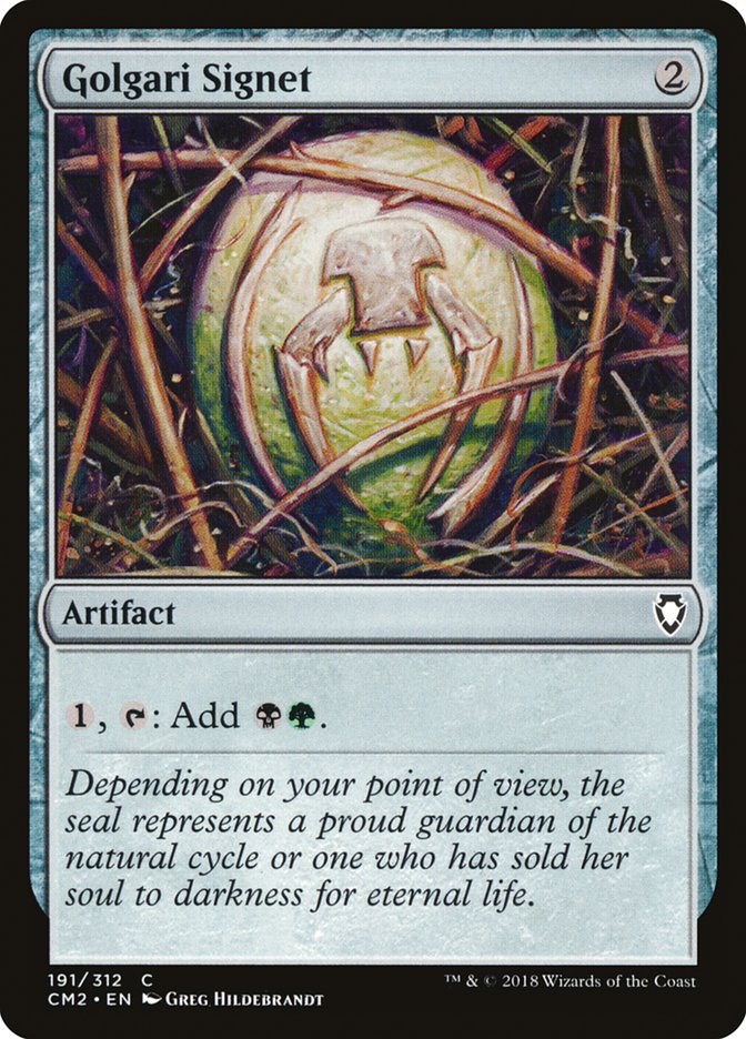 Golgari Signet (191/312) [Commander Anthology Volume II] | Eastridge Sports Cards & Games