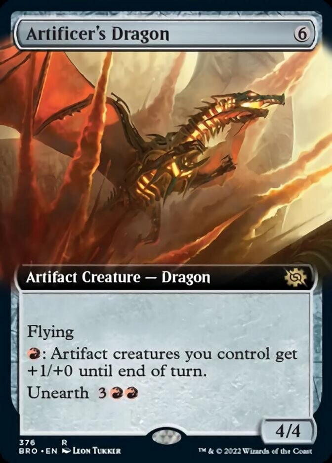 Artificer's Dragon (Extended Art) [The Brothers' War] | Eastridge Sports Cards & Games