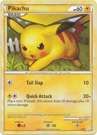 Pikachu (2/30) [HeartGold & SoulSilver: Trainer Kit - Raichu] | Eastridge Sports Cards & Games