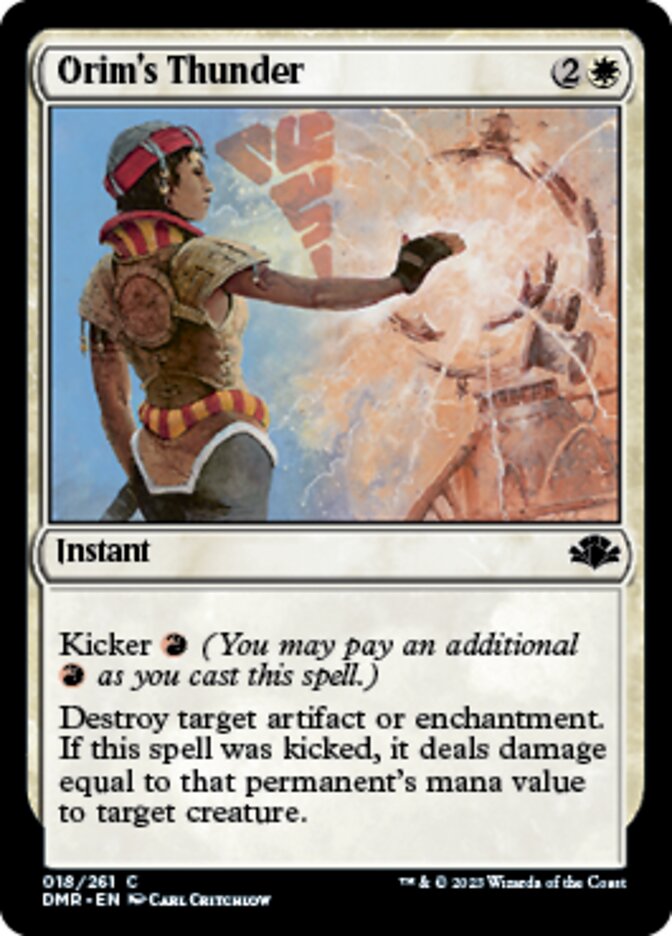 Orim's Thunder [Dominaria Remastered] | Eastridge Sports Cards & Games