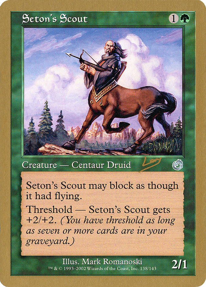 Seton's Scout (Raphael Levy) [World Championship Decks 2002] | Eastridge Sports Cards & Games