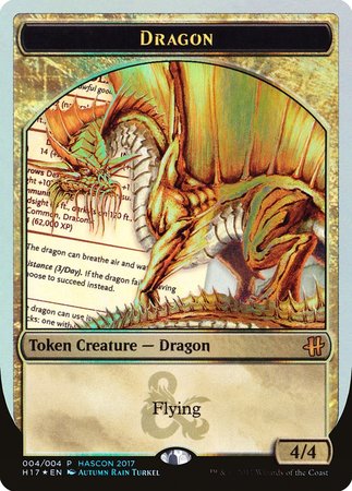 Gold Dragon Token [HasCon 2017] | Eastridge Sports Cards & Games