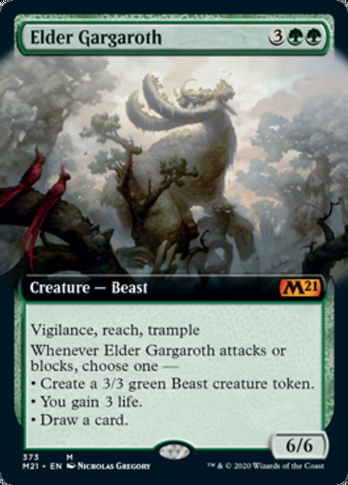 Elder Gargaroth (Extended Art) [Core Set 2021] | Eastridge Sports Cards & Games