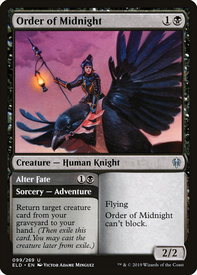 Order of Midnight // Alter Fate [Throne of Eldraine] | Eastridge Sports Cards & Games