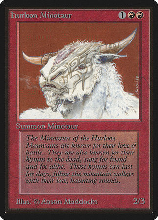 Hurloon Minotaur [Limited Edition Beta] | Eastridge Sports Cards & Games