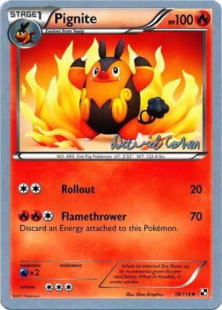 Pignite (18/114) (Twinboar - David Cohen) [World Championships 2011] | Eastridge Sports Cards & Games