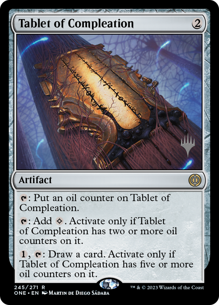 Tablet of Compleation (Promo Pack) [Phyrexia: All Will Be One Promos] | Eastridge Sports Cards & Games