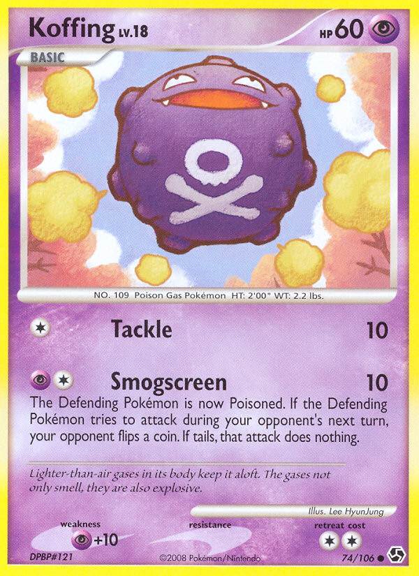 Koffing (74/106) [Diamond & Pearl: Great Encounters] | Eastridge Sports Cards & Games