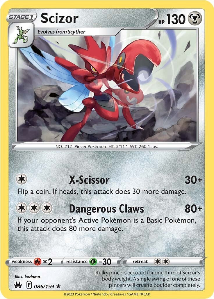 Scizor (086/159) [Sword & Shield: Crown Zenith] | Eastridge Sports Cards & Games