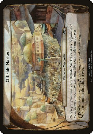 Cliffside Market (Planechase) [Planechase Planes] | Eastridge Sports Cards & Games