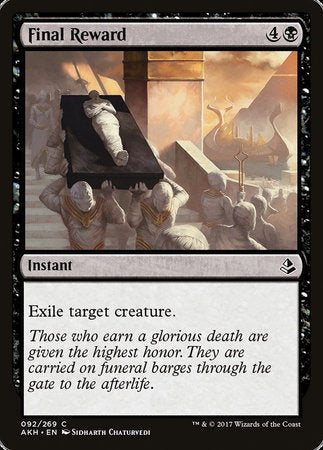 Final Reward [Amonkhet] | Eastridge Sports Cards & Games