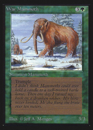 War Mammoth (IE) [Intl. Collectors’ Edition] | Eastridge Sports Cards & Games