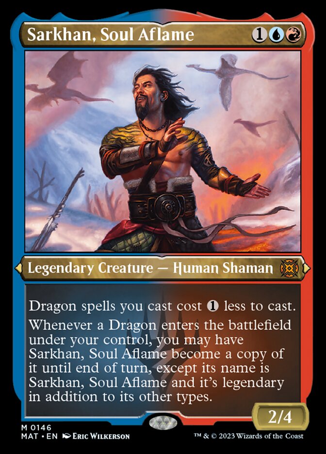 Sarkhan, Soul Aflame (Foil Etched) [March of the Machine: The Aftermath] | Eastridge Sports Cards & Games