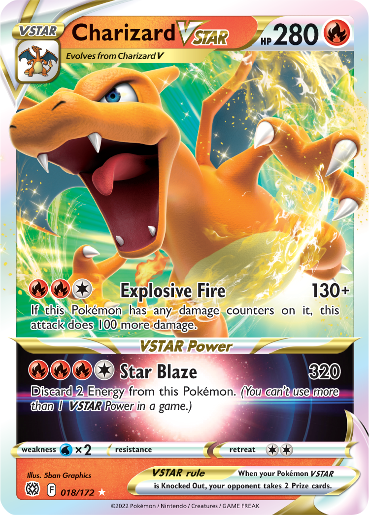 Charizard VSTAR (018/172) [Sword & Shield: Brilliant Stars] | Eastridge Sports Cards & Games