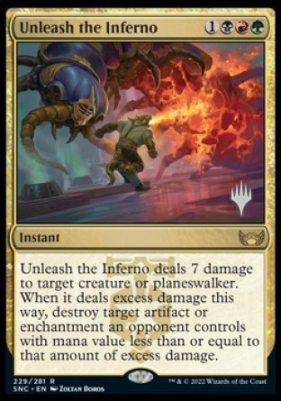 Unleash the Inferno (Promo Pack) [Streets of New Capenna Promos] | Eastridge Sports Cards & Games