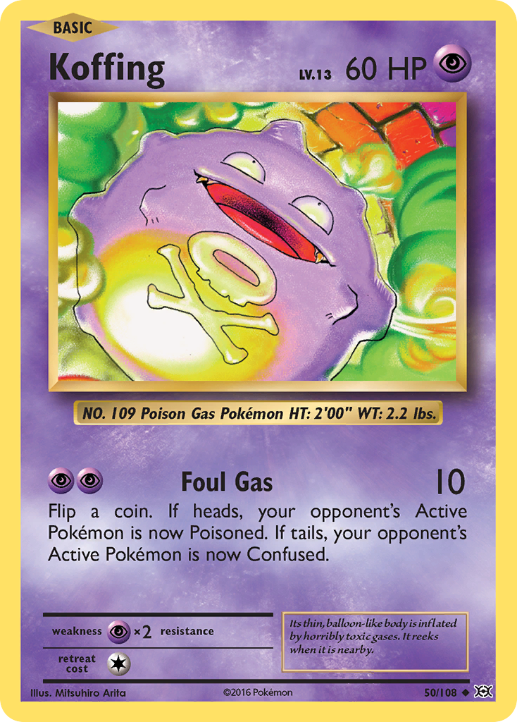 Koffing (50/108) [XY: Evolutions] | Eastridge Sports Cards & Games