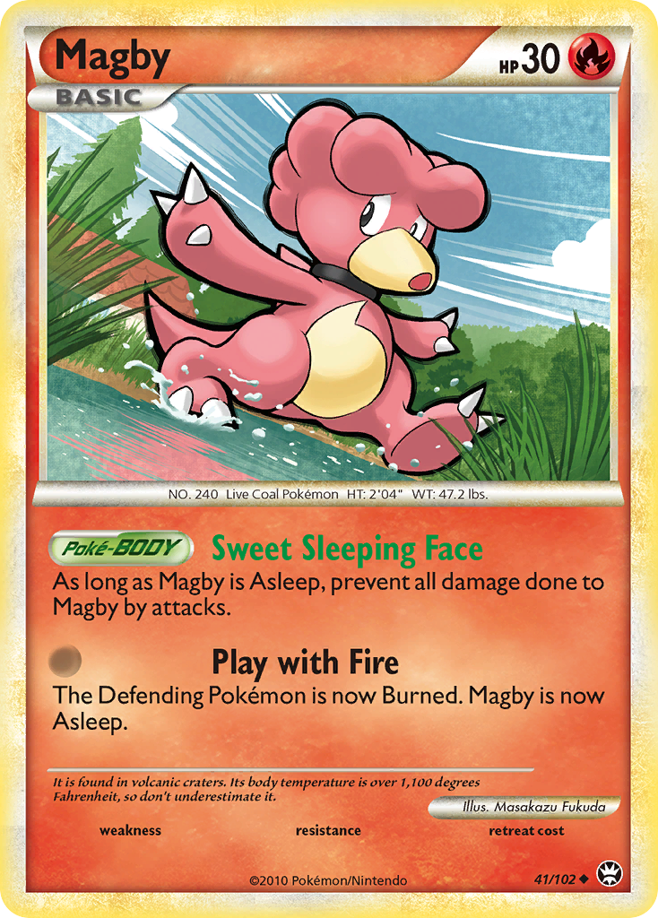 Magby (41/102) [HeartGold & SoulSilver: Triumphant] | Eastridge Sports Cards & Games