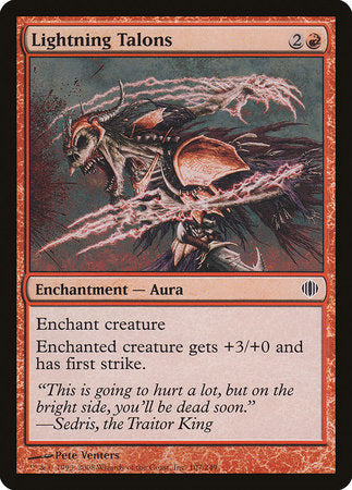 Lightning Talons [Shards of Alara] | Eastridge Sports Cards & Games