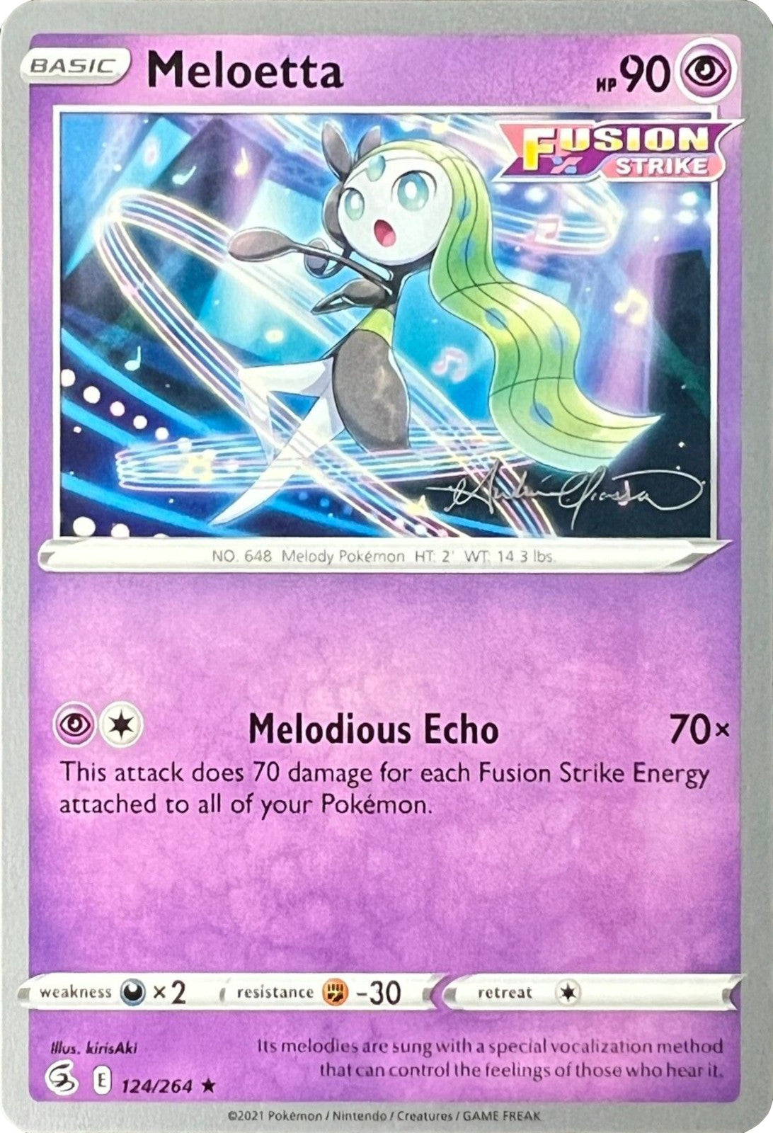 Meloetta (124/264) (The Shape of Mew - Andre Chiasson) [World Championships 2022] | Eastridge Sports Cards & Games