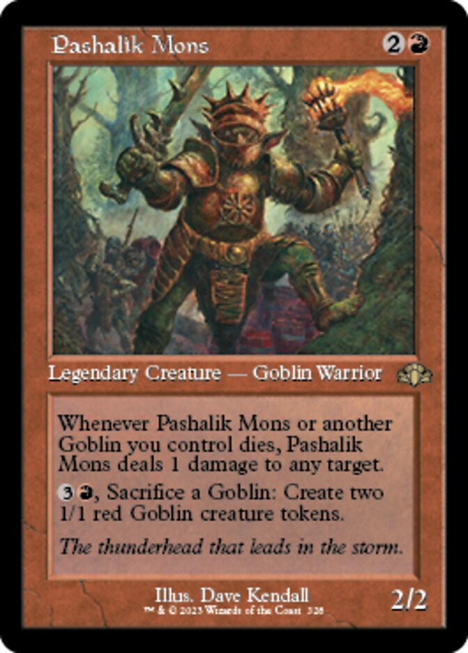 Pashalik Mons (Retro) [Dominaria Remastered] | Eastridge Sports Cards & Games