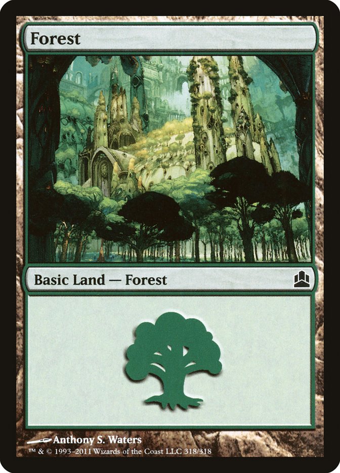 Forest (318) [Commander 2011] | Eastridge Sports Cards & Games
