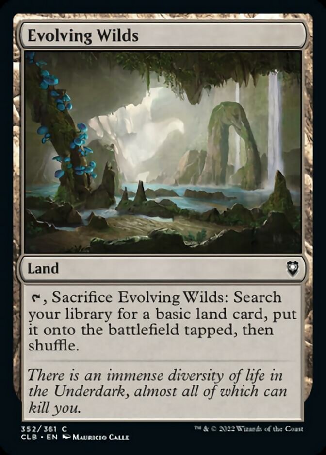 Evolving Wilds [Commander Legends: Battle for Baldur's Gate] | Eastridge Sports Cards & Games