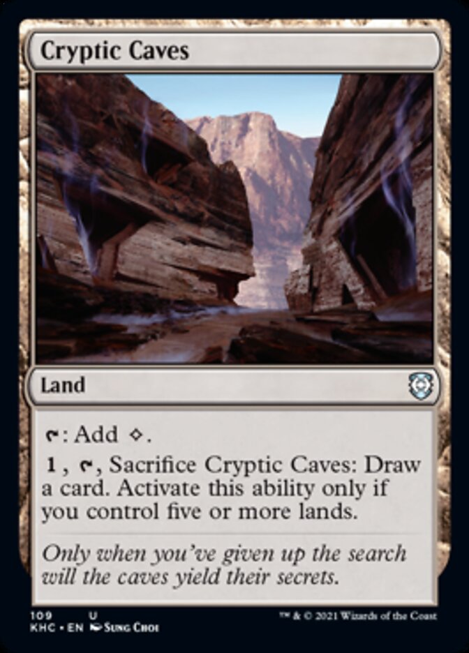 Cryptic Caves [Kaldheim Commander] | Eastridge Sports Cards & Games