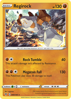 Regirock (089/185) [Sword & Shield: Vivid Voltage] | Eastridge Sports Cards & Games