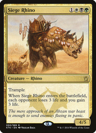 Siege Rhino [Khans of Tarkir] | Eastridge Sports Cards & Games