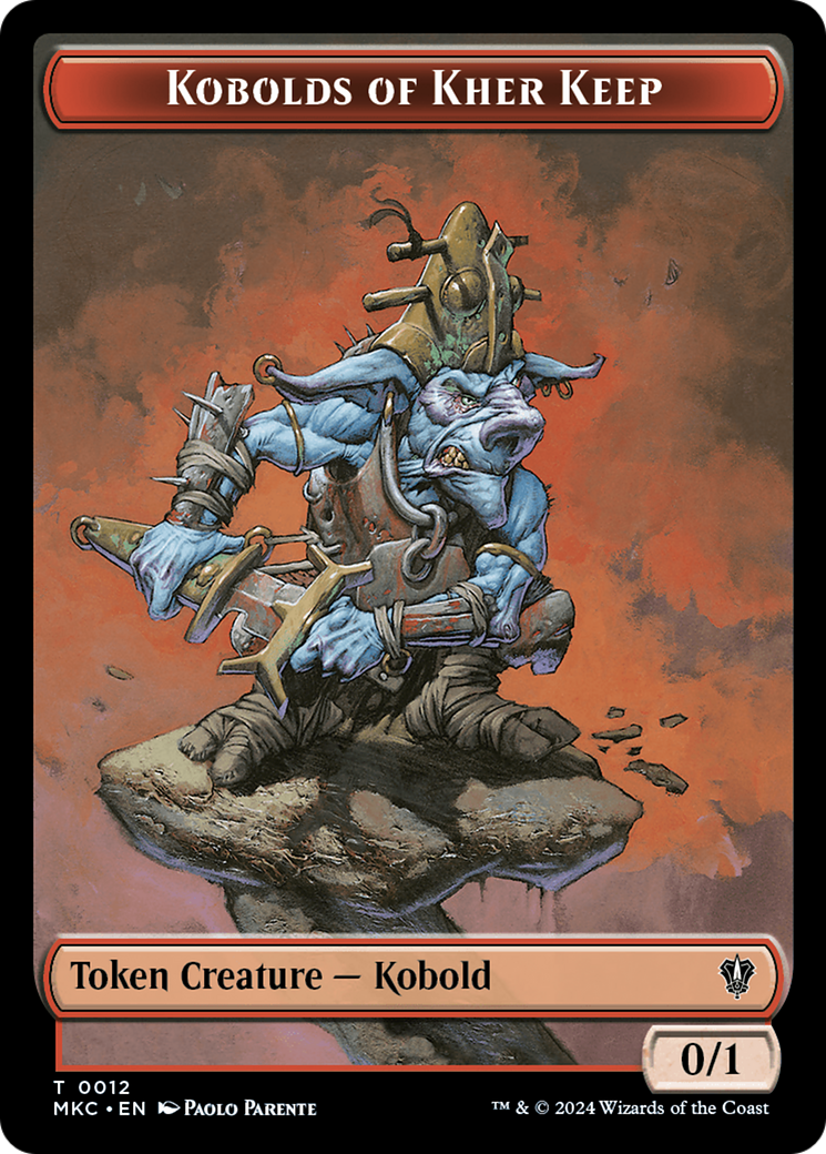 Gold // Kobolds of Kher Keep Double-Sided Token [Murders at Karlov Manor Commander Tokens] | Eastridge Sports Cards & Games