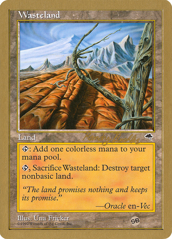 Wasteland (Randy Buehler) (SB) [World Championship Decks 1998] | Eastridge Sports Cards & Games