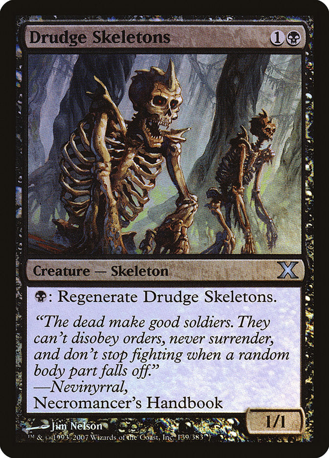 Drudge Skeletons (Premium Foil) [Tenth Edition] | Eastridge Sports Cards & Games