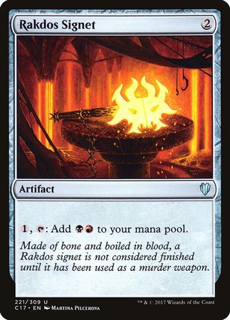 Rakdos Signet [Commander 2017] | Eastridge Sports Cards & Games