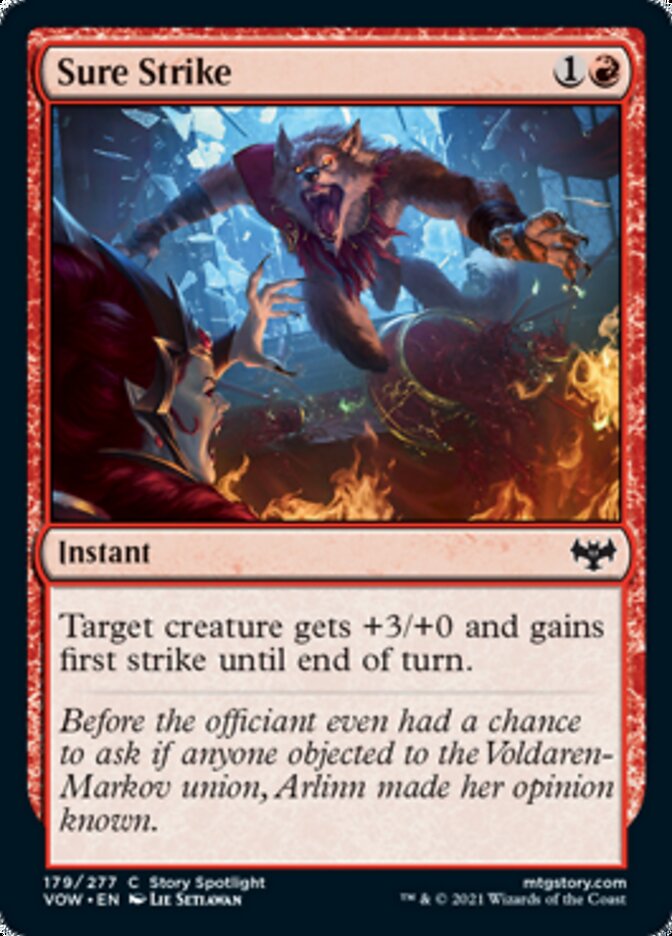 Sure Strike [Innistrad: Crimson Vow] | Eastridge Sports Cards & Games