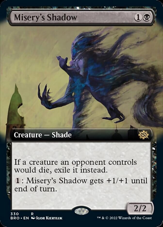 Misery's Shadow (Extended Art) [The Brothers' War] | Eastridge Sports Cards & Games