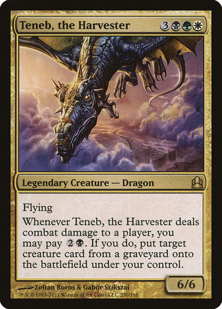 Teneb, the Harvester [Commander 2011] | Eastridge Sports Cards & Games