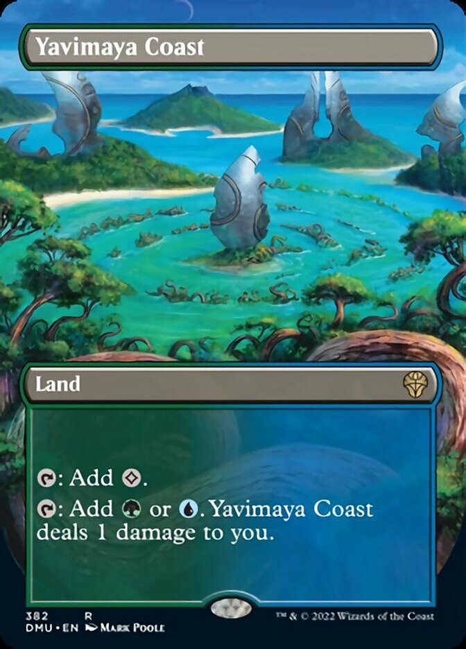 Yavimaya Coast (Borderless Alternate Art) [Dominaria United] | Eastridge Sports Cards & Games