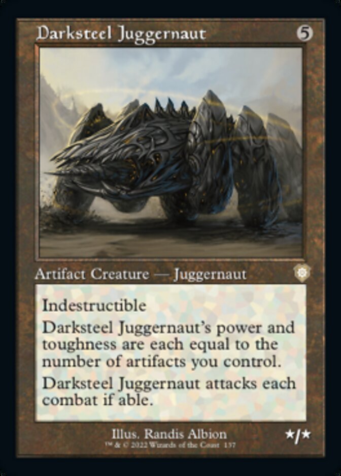 Darksteel Juggernaut (Retro) [The Brothers' War Commander] | Eastridge Sports Cards & Games