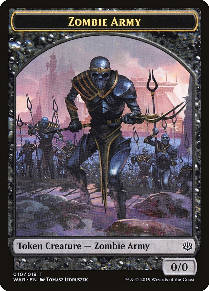 Zombie Army (010/019) [War of the Spark Tokens] | Eastridge Sports Cards & Games