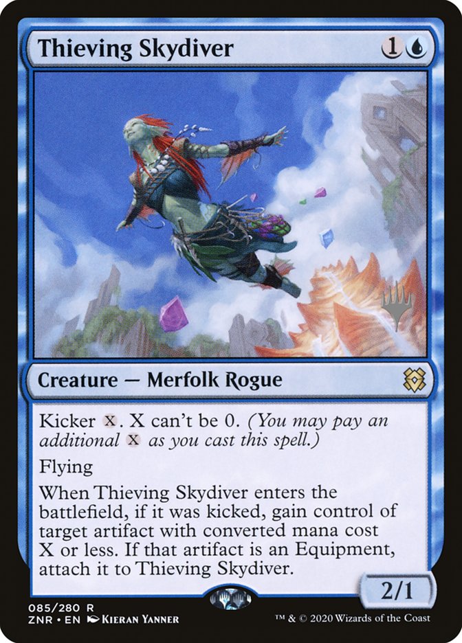 Thieving Skydiver (Promo Pack) [Zendikar Rising Promos] | Eastridge Sports Cards & Games