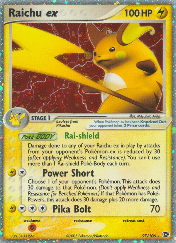 Raichu ex (97/106) [EX: Emerald] | Eastridge Sports Cards & Games