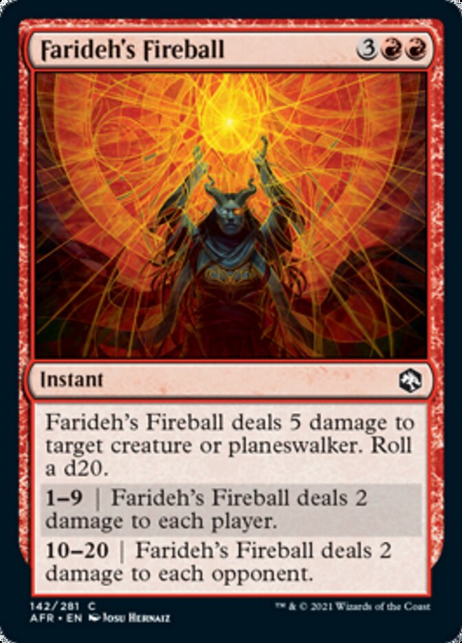 Farideh's Fireball [Dungeons & Dragons: Adventures in the Forgotten Realms] | Eastridge Sports Cards & Games