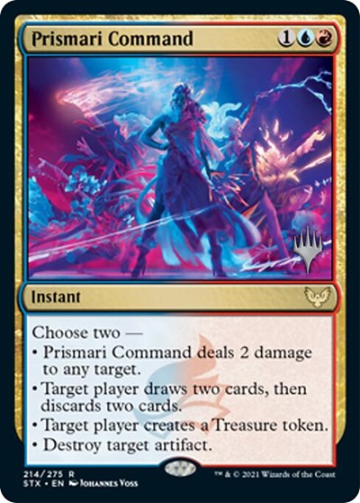 Prismari Command (Promo Pack) [Strixhaven: School of Mages Promos] | Eastridge Sports Cards & Games