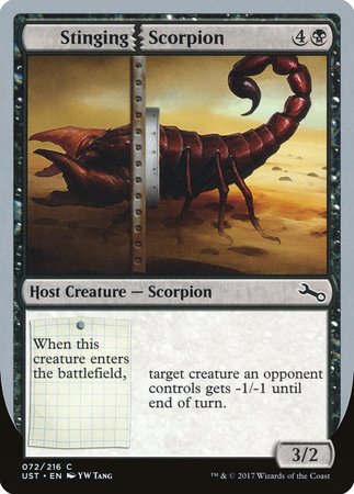 Stinging Scorpion [Unstable] | Eastridge Sports Cards & Games