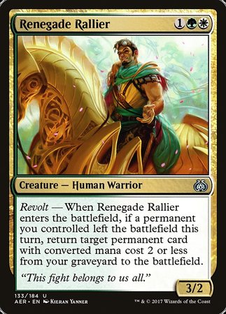 Renegade Rallier [Aether Revolt] | Eastridge Sports Cards & Games