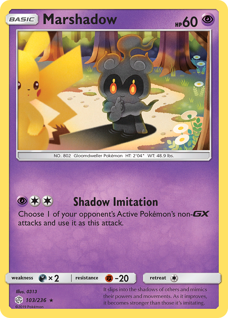 Marshadow (103/236) [Sun & Moon: Cosmic Eclipse] | Eastridge Sports Cards & Games