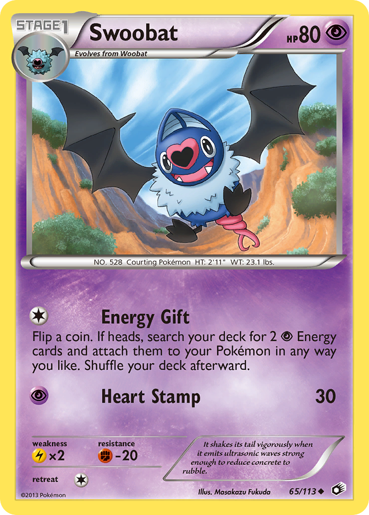 Swoobat (65/113) [Black & White: Legendary Treasures] | Eastridge Sports Cards & Games